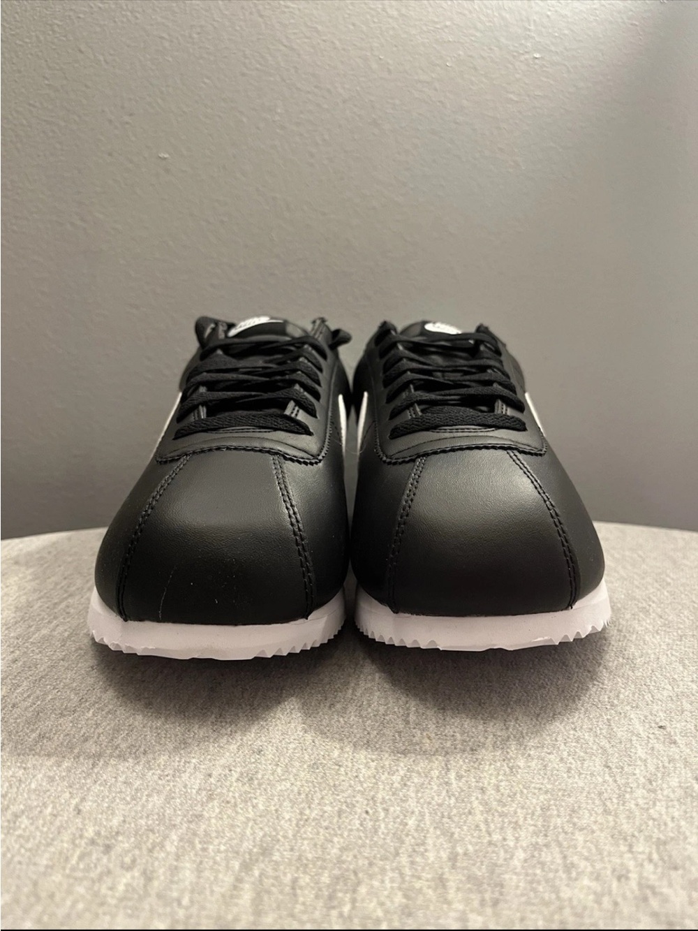 Nike Cortez Black White Sneaker Men's Athletic Shoe Size 9.5 DM4044-001 - Picture 3 of 11